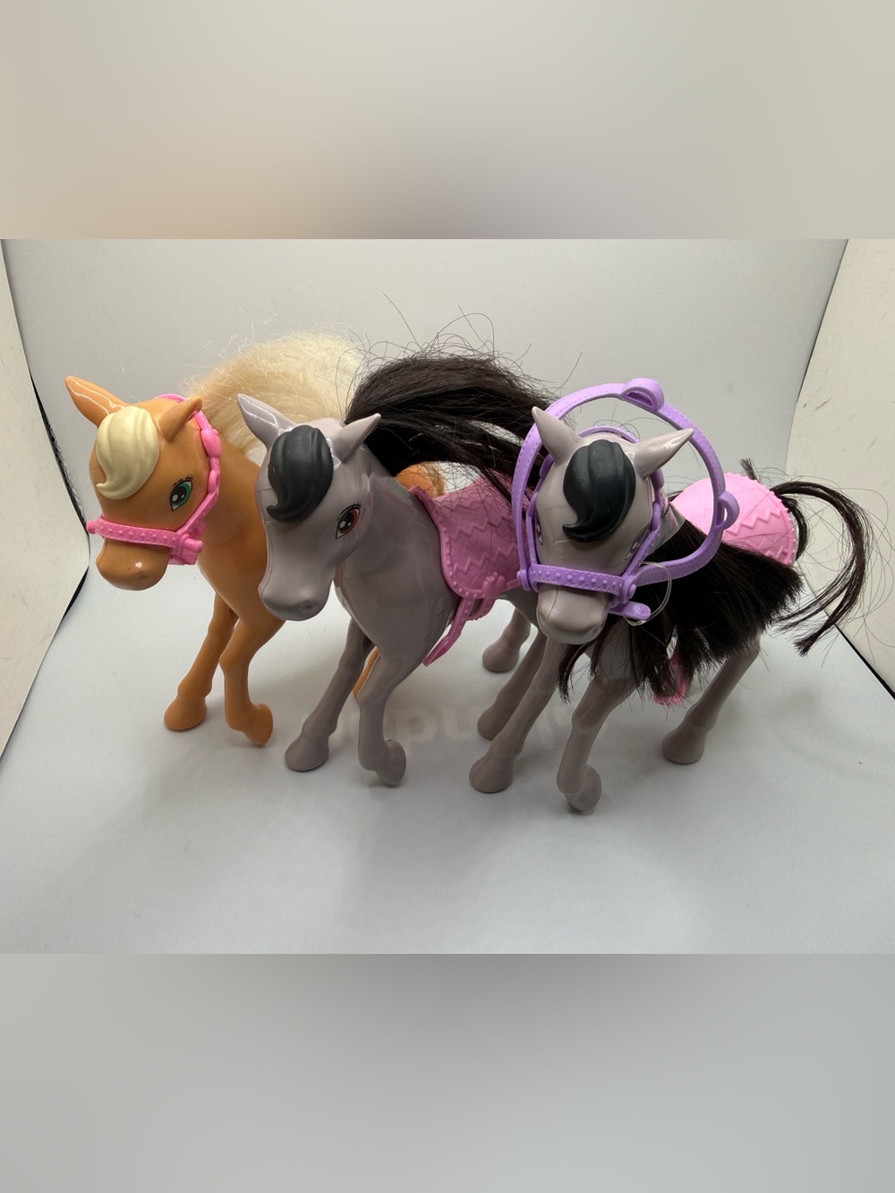 Barbie Chelsea doll toy horses pony lot bundle